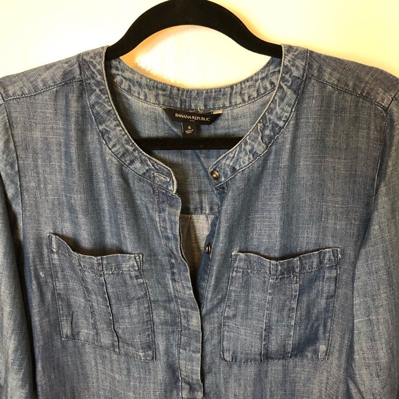 Chambray Shirt Dress - Picture 2 of 2